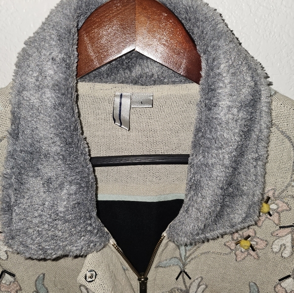 Anthropologie Aquilia Embroidered Jacket by Bl-nk - Picture 3 of 4